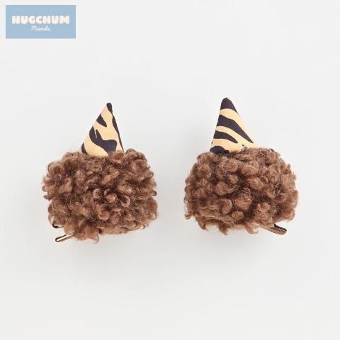 ヘアクリップ2点セット（HUGCHUM FRIENDS)