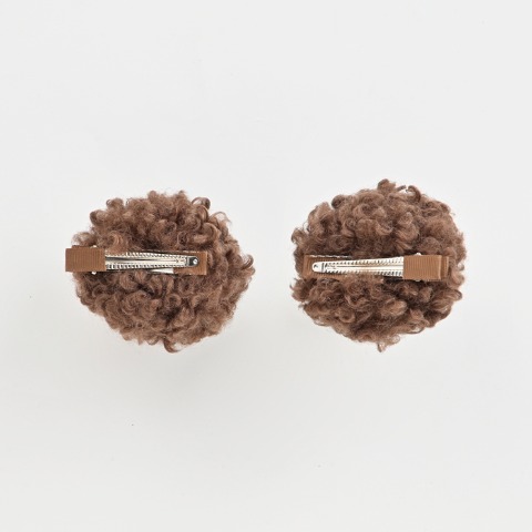 ヘアクリップ2点セット（HUGCHUM FRIENDS)