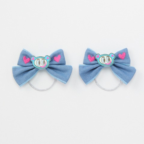 ヘアポニー2点セット（エンジェルブルーキッズ)