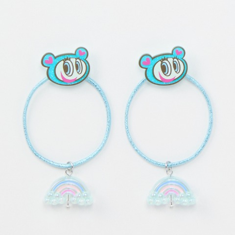 ヘアポニー2点セット（エンジェルブルーキッズ)