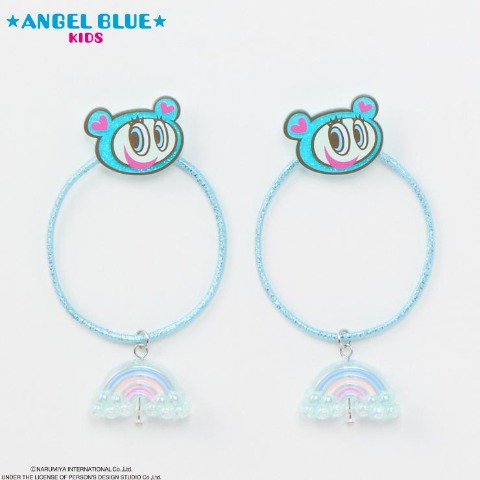 ヘアポニー2点セット（エンジェルブルーキッズ)