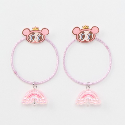 ヘアポニー2点セット（エンジェルブルーキッズ)