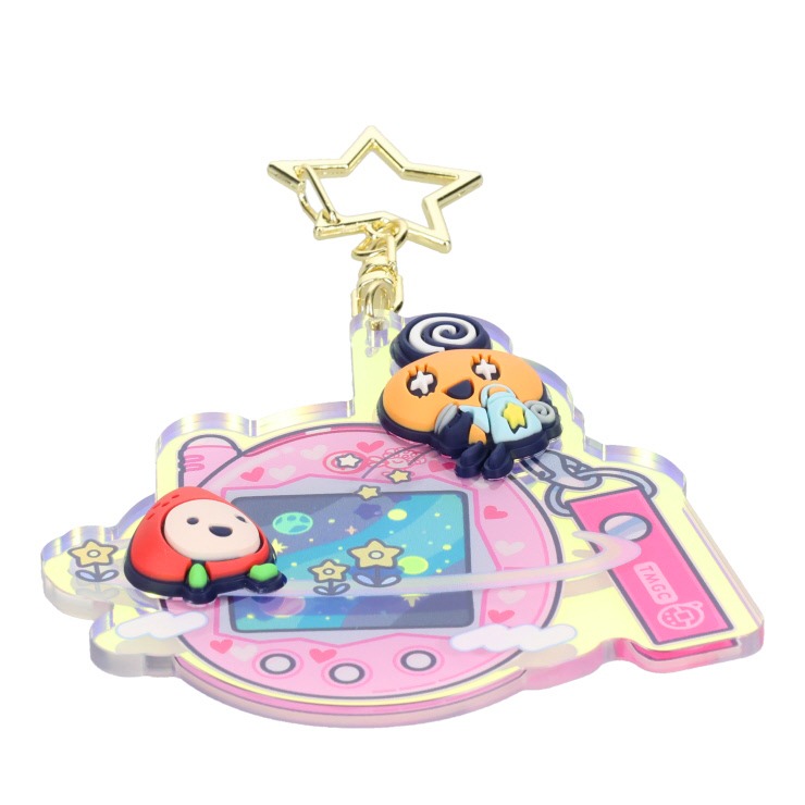 キャラぷくオーロラキーホルダー CP-TG5-祝ケータイかいツー