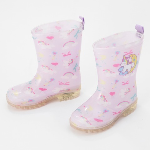 光るレインブーツ　ユニコーン（15・16・17・18cm）