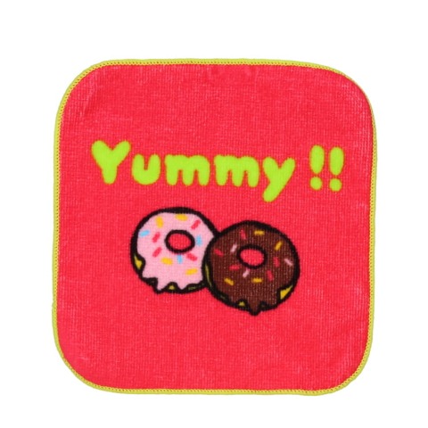 スイーツ柄ミニタオル３枚セット