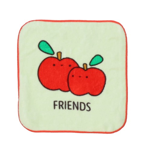 りんご柄ミニタオル３枚セット