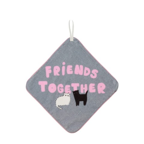 犬柄ループ付きタオル３枚セット