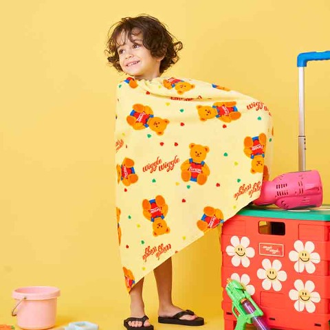 ベビー巻きタオル（wiggle wiggle)