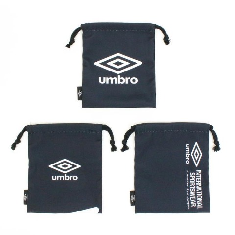 3枚組巾着S（umbro）