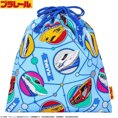 巾着M　プラレール 　サックス