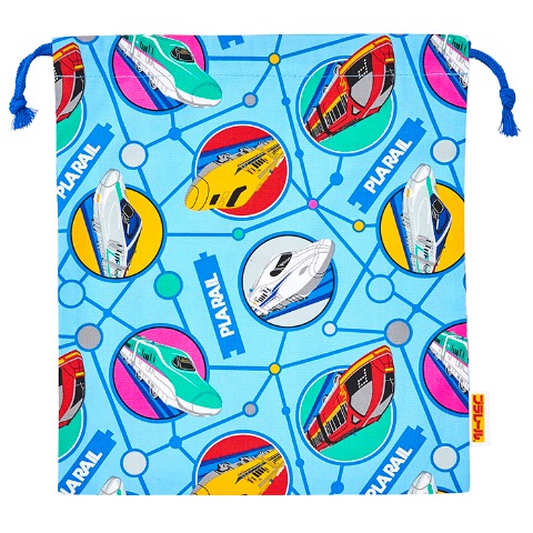 巾着M　プラレール 　サックス