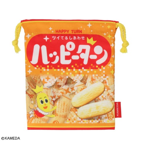 巾着　ハッピーターン