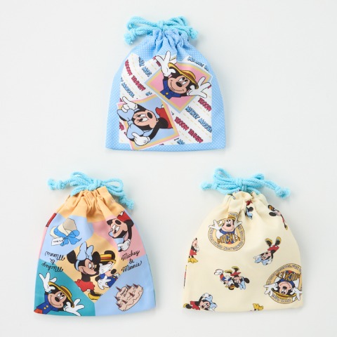 巾着S 3枚組（Disney）