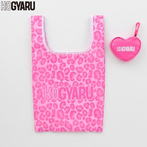キッズ　エコバッグ付きポーチ（KOGYARU） ピンク 210