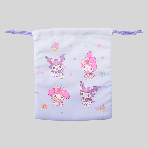 らくらく巾着S（マイメロディ・クロミ）