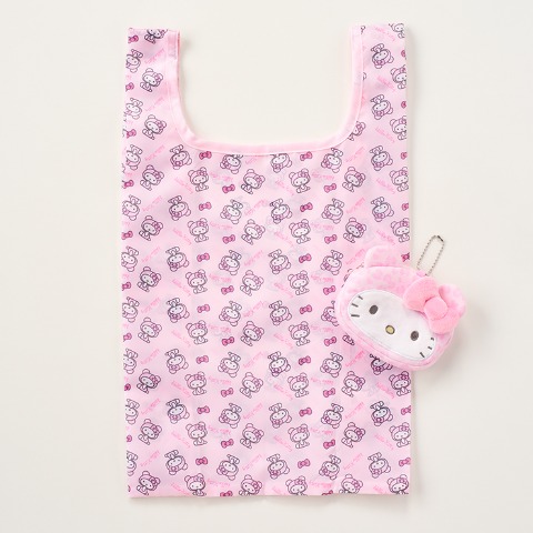 ポーチ付きショッピングバッグ（ハローキティ）