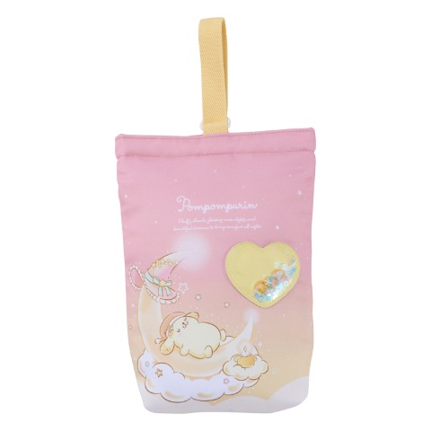 シューズバッグ　（ポムポムプリン）