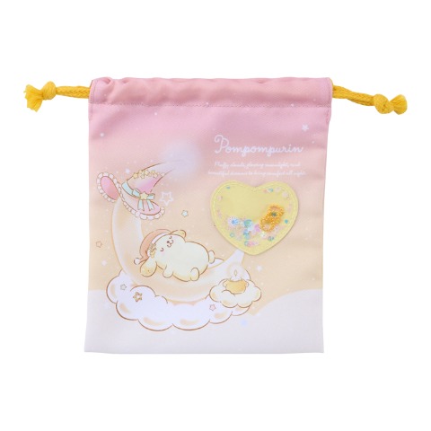 巾着S　（ポムポムプリン）