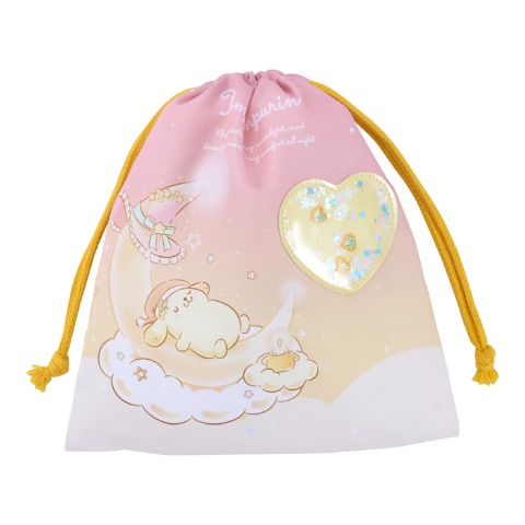 巾着M　（ポムポムプリン）