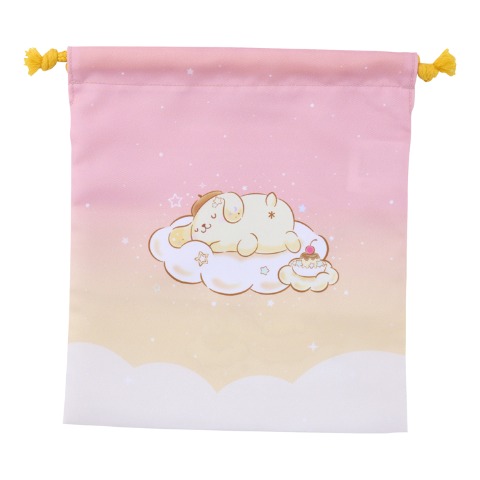 巾着M　（ポムポムプリン）