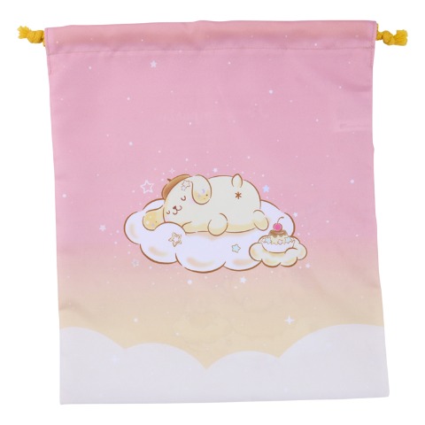 巾着L　（ポムポムプリン）