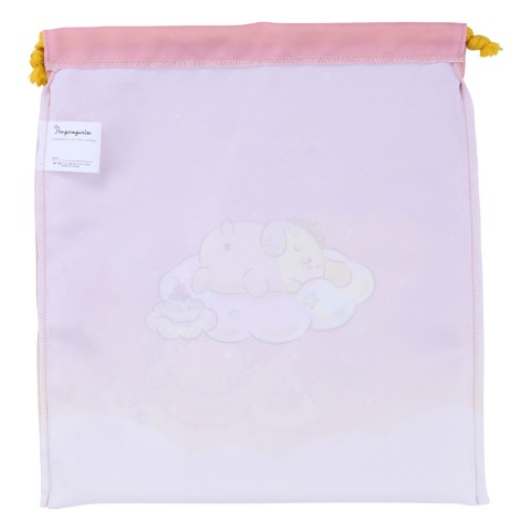 巾着L　（ポムポムプリン）