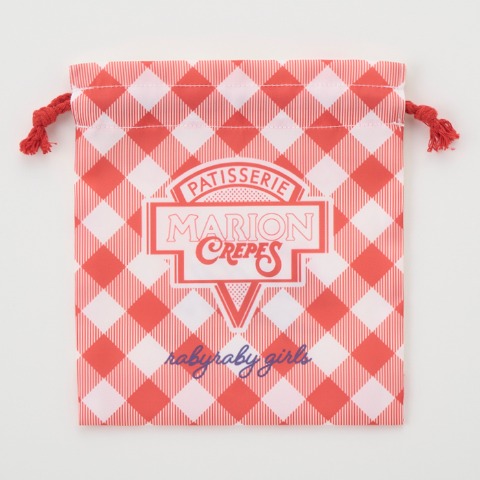 キッズ　巾着（rabyraby/マリオンクレープ）