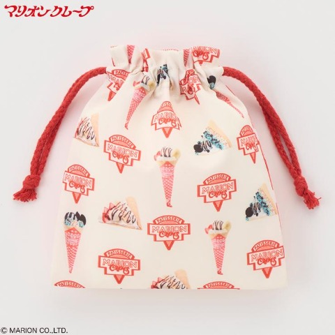 キッズ　巾着（rabyraby/マリオンクレープ）