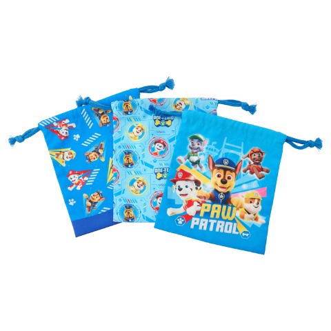 3枚組巾着　（パウ・パトロール）