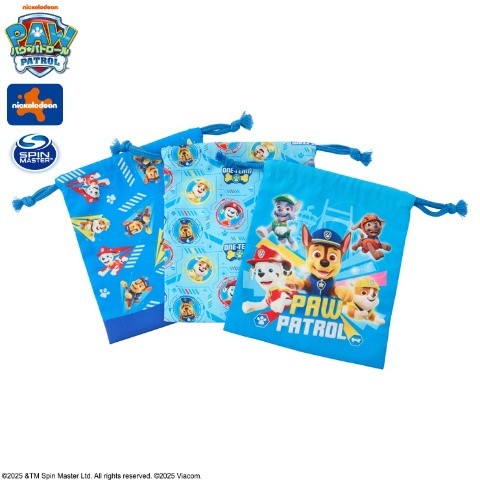3枚組巾着　（パウ・パトロール）