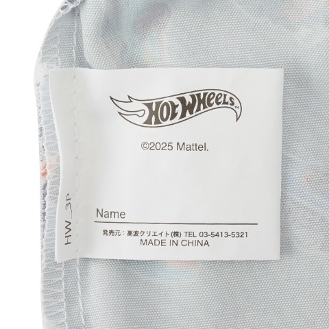 3枚組巾着　（HOT WHEELS）