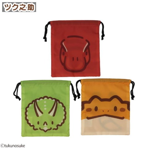 3枚組　巾着(ツク之助)