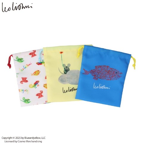 3枚組巾着（レオレオニ）