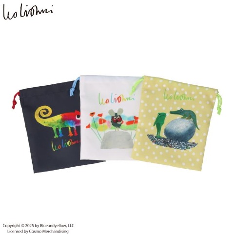 3枚組巾着（レオレオニ）