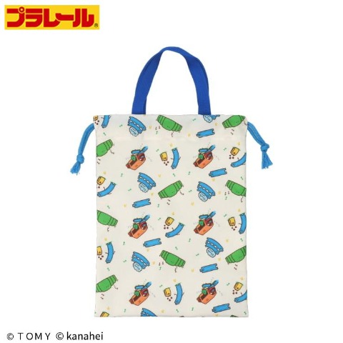 総柄縦型巾着あつまれ！プラレールズ