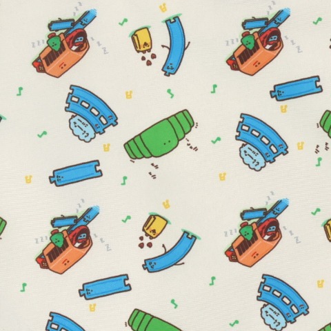 総柄縦型巾着あつまれ！プラレールズ