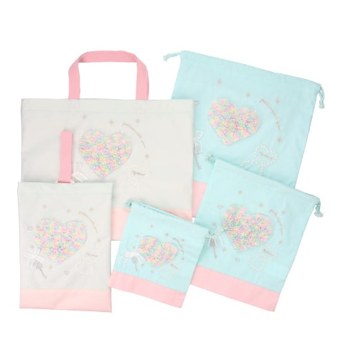 シューズバッグ(ハート)