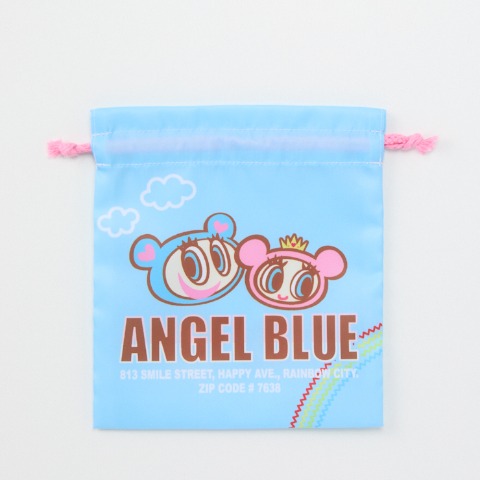キッズ　巾着（エンジェルブルーキッズ）