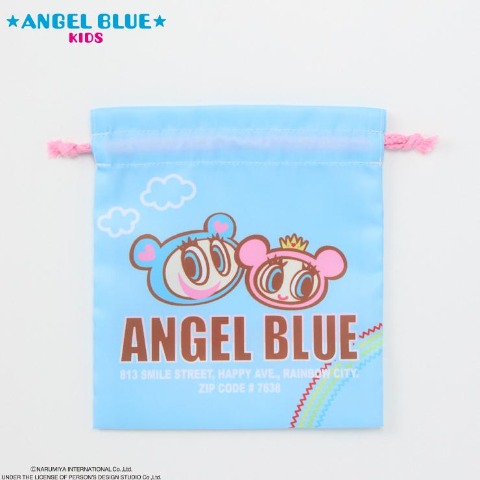 キッズ　巾着（エンジェルブルーキッズ）