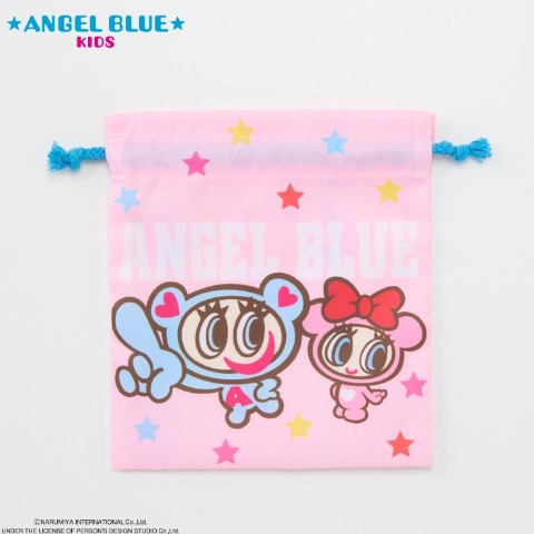 キッズ　巾着（エンジェルブルーキッズ）