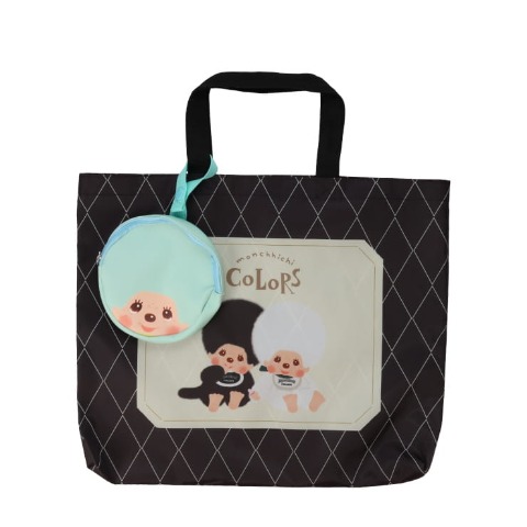 ポーチ付エコバッグ（モンチッチ×古川紙工）
