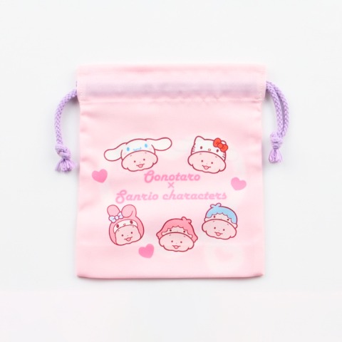 3枚組巾着（おおのたろう×サンリオキャラクターズ）