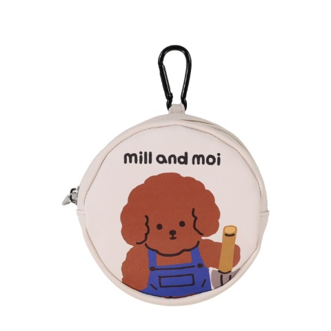 ポーチ付きショッピングバッグ（mill and moi)