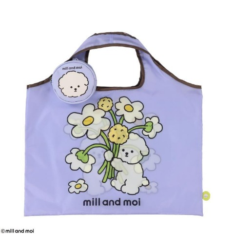 ポーチ付きショッピングバッグ（mill and moi)