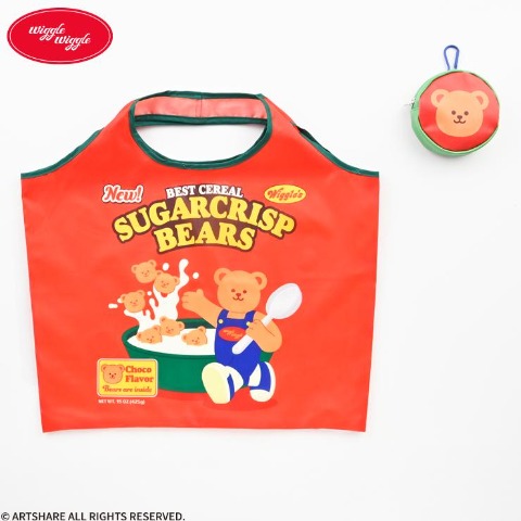 ポーチ付きショッピングバッグ（wiggle wiggle）