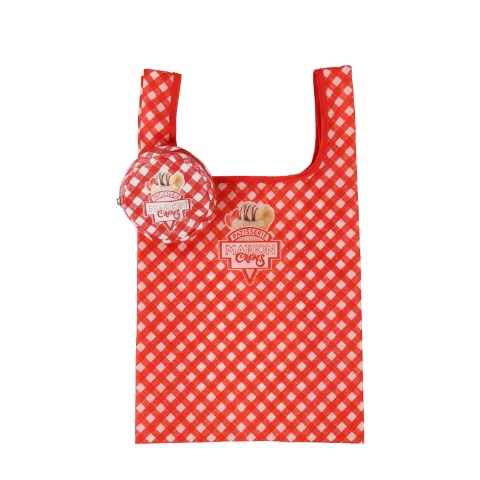 ポーチ付きショッピングバッグ（マリオンクレープ)