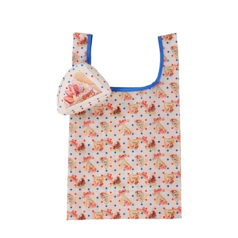 ポーチ付きショッピングバッグ（マリオンクレープ)