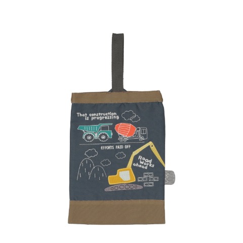 シューズバッグ（働く車）