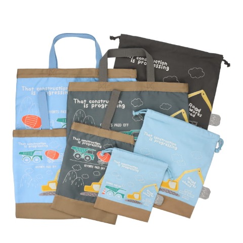 シューズバッグ（働く車）