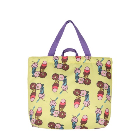 ドーナツ柄レッスンバッグ